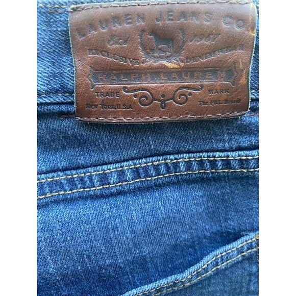 Ralph Lauren Jean Company Womens Classic Bootleg Medium Wash Western Country LRL - Picture 4 of 13